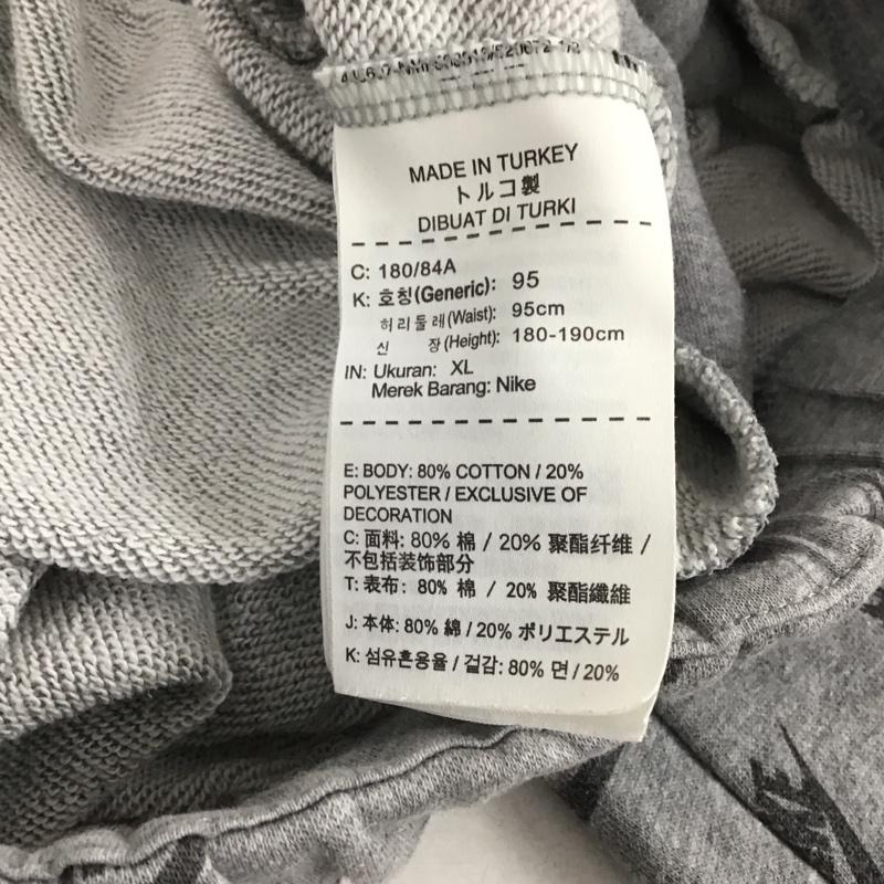 ナイキ NIKE パンツ ワークパンツ、ペインターパンツ ワークパンツ ワイドパンツ カジュアルパンツ スウェットパンツ XL ロゴ、文字 灰 / グレー /  メンズ USED 古着 中古 10148177