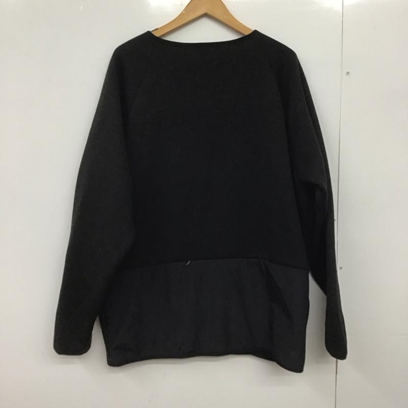 ニューバランス New Balance カーディガン 長袖 amj25006 MET24Cardigan ジップアップ XL 無地 黒 / ブラック /  メンズ USED 古着 中古 10148179