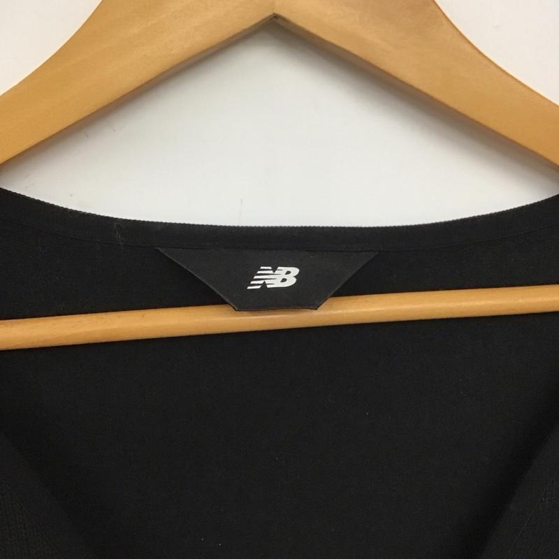 ニューバランス New Balance カーディガン 長袖 amj25006 MET24Cardigan ジップアップ XL 無地 黒 / ブラック /  メンズ USED 古着 中古 10148179