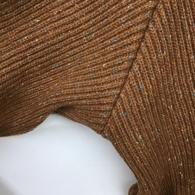 バラストアーク BALLAST ARK ニット、セーター 長袖 ba08-k003 COMMANDSWEATER 長袖ニット FREE 総柄 茶 / ブラウン /  メンズ USED 古着 中古 10148181