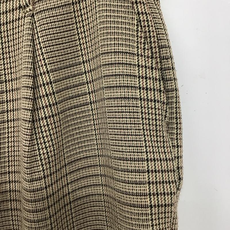 ザラ ZARA パンツ スラックス スラックスパンツ ワイドパンツ 38インチ チェック マルチカラー / マルチカラー /  メンズ USED 古着 中古 10148185