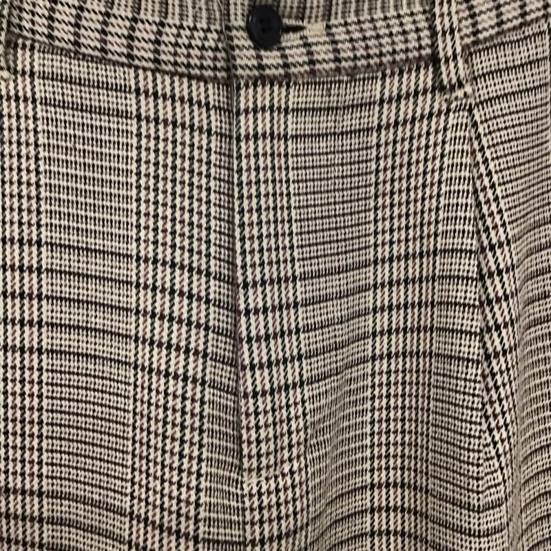 ザラ ZARA パンツ スラックス スラックスパンツ ワイドパンツ 38インチ チェック マルチカラー / マルチカラー /  メンズ USED 古着 中古 10148185