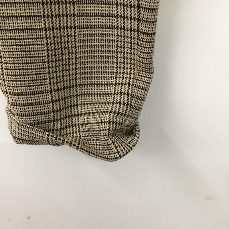 ザラ ZARA パンツ スラックス スラックスパンツ ワイドパンツ 38インチ チェック マルチカラー / マルチカラー /  メンズ USED 古着 中古 10148185