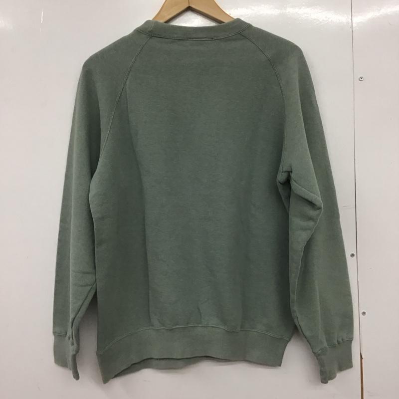 リーバイス Levi s トレーナー 長袖 長袖トレーナー スウェット クルーネック プルオーバー 80s L ロゴ、文字 カーキ / カーキ /  メンズ USED 古着 中古 10148192