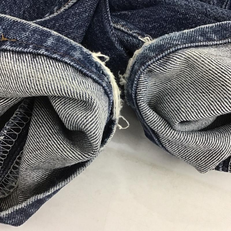 リーバイストラウスアンドコー Levi Strauss & co. パンツ デニム、ジーンズ デニムパンツ ワイドパンツ カジュアルパンツ usa 90s 28インチ 無地 インディゴ / インディゴ /  メンズ USED 古着 中古 10148195
