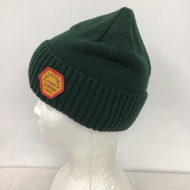 パタゴニア patagonia 帽子 ニット帽 ビーニー 無地 緑 / グリーン /  メンズ USED 古着 中古 10148213