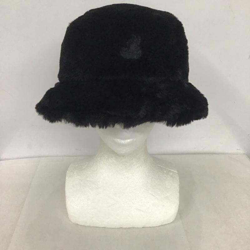 カンゴール KANGOL 帽子 ハット バケットハット 無地 黒 / ブラック /  レディース USED 古着 中古 10148216