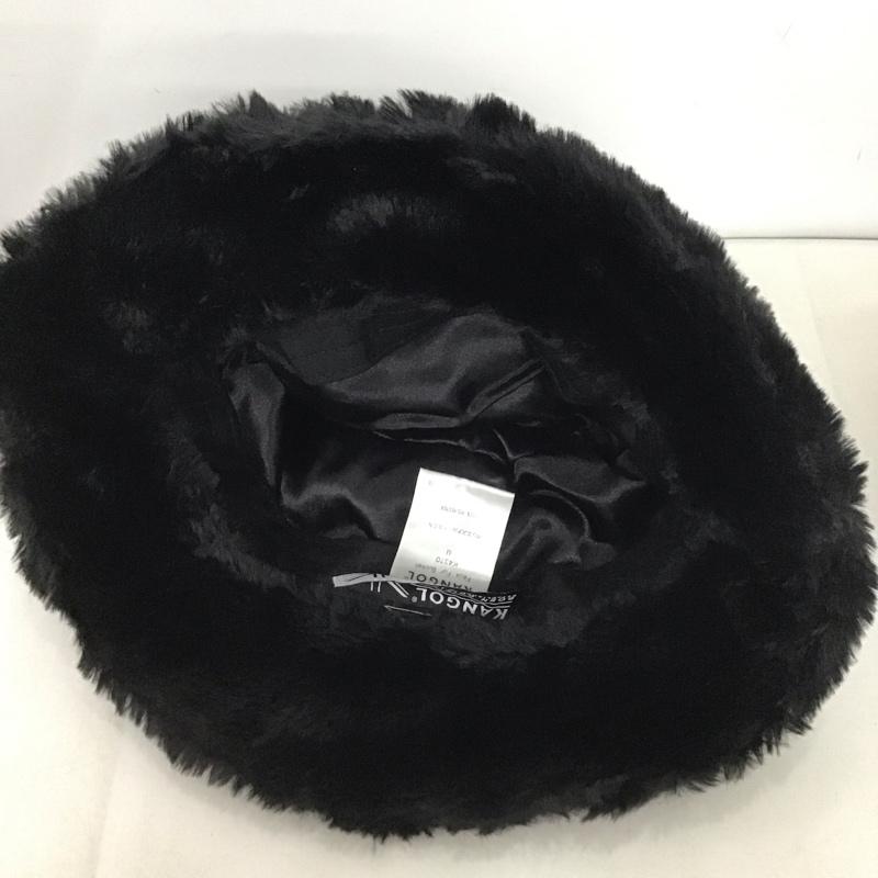 カンゴール KANGOL 帽子 ハット バケットハット 無地 黒 / ブラック /  レディース USED 古着 中古 10148216