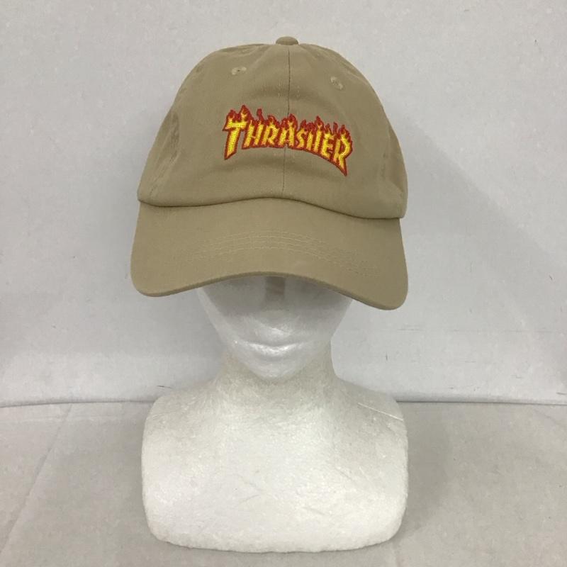 スラッシャー THRASHER 帽子 キャップ FREE 無地 X ロゴ、文字 ベージュ / ベージュ /  メンズ USED 古着 中古 10148220