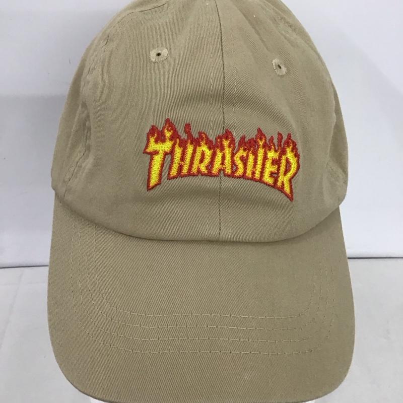 スラッシャー THRASHER 帽子 キャップ FREE 無地 X ロゴ、文字 ベージュ / ベージュ /  メンズ USED 古着 中古 10148220