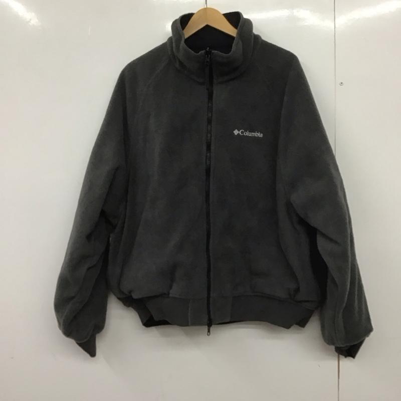 コロンビア Columbia ジャケット、上着 ジャンパー、ブルゾン 225 pm0846 ボンパスロードインターチェンジジャケット ジップアップジャケット M ロゴ、文字 黒 / ブラック /  メンズ USED 古着 中古 10148223
