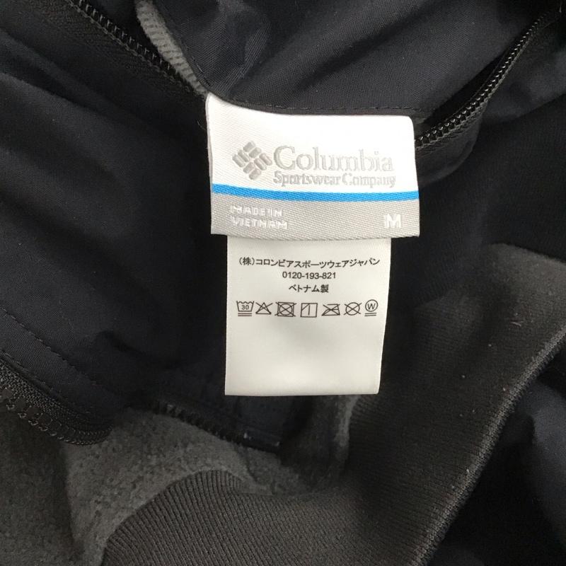 コロンビア Columbia ジャケット、上着 ジャンパー、ブルゾン 225 pm0846 ボンパスロードインターチェンジジャケット ジップアップジャケット M ロゴ、文字 黒 / ブラック /  メンズ USED 古着 中古 10148223