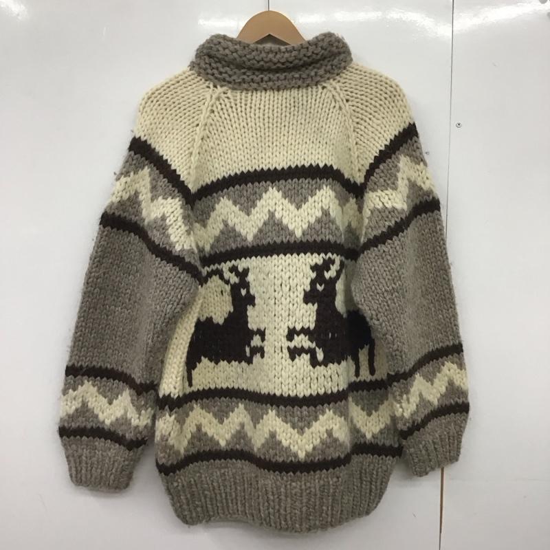 古着 USED カーディガン 長袖 長袖カーディガン ニットカーデガン 前開き フロントボタン プリント マルチカラー / マルチカラー /  メンズ USED 古着 中古 10148225