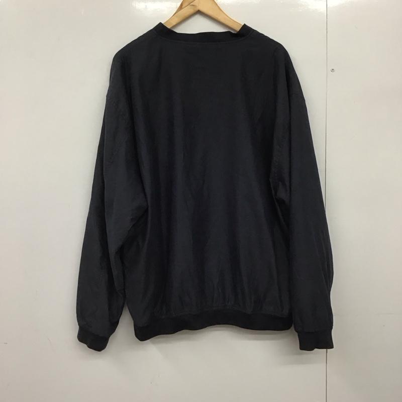 古着 USED ジャケット、上着 ジャンパー、ブルゾン プルオーバージャケット スウェット アウター XL ロゴ、文字 紺 / ネイビー /  メンズ USED 古着 中古 10148231