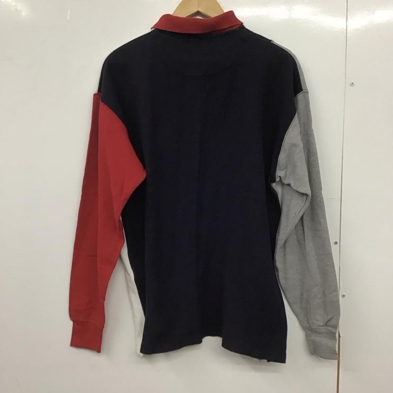 チャップス CHAPS ポロシャツ 長袖 長袖ポロシャツ 長袖カットソー カラーシャツ L ロゴ、文字 白 / ホワイト / X 灰 / グレー / X 紺 / ネイビー / X 赤 / レッド /  メンズ USED 古着 中古 10148238