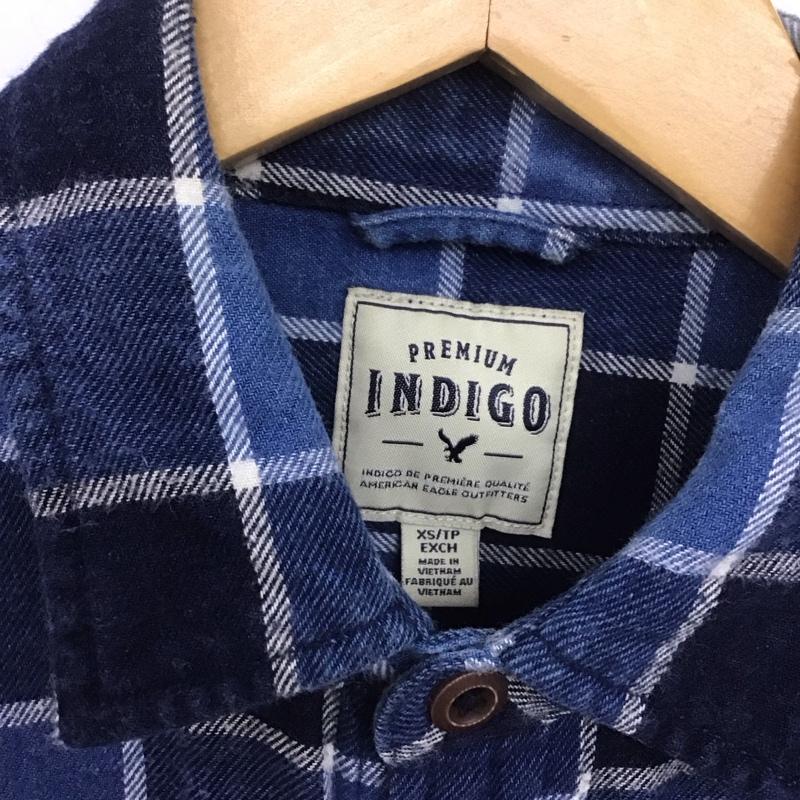 アメリカンイーグル AMERICANEAGLE シャツ、ブラウス 長袖 長袖シャツ チェックシャツ カラーシャツ XS チェック マルチカラー / マルチカラー /  メンズ USED 古着 中古 10148256