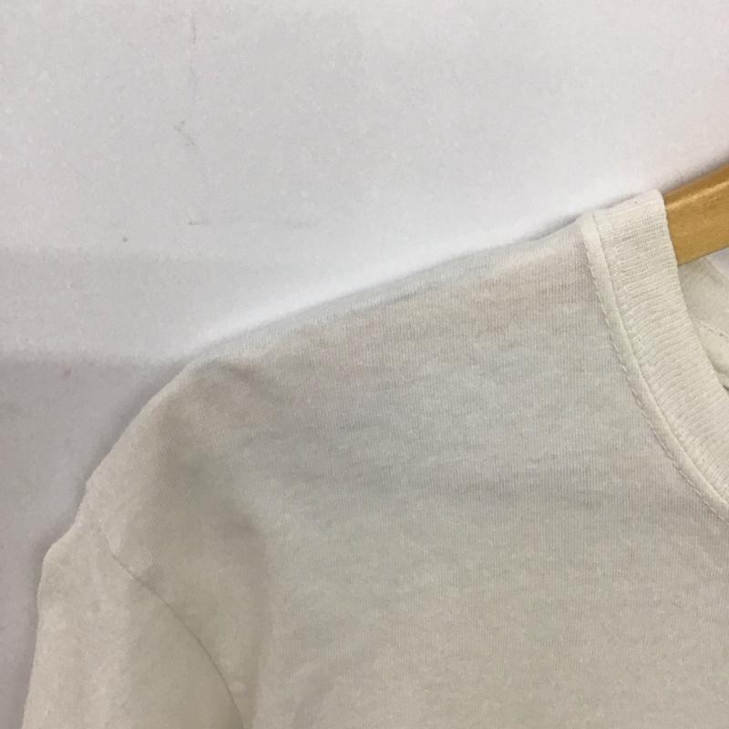 ステューシー STUSSY Tシャツ 半袖 半袖カットソー プリントTシャツ クルーネックカットソー M プリント 白 / ホワイト /  メンズ USED 古着 中古 10148263