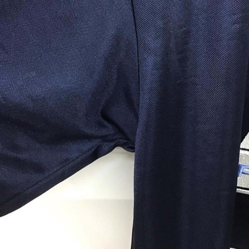 古着 USED ポロシャツ 半袖 半袖ポロシャツ カラーシャツ 半袖カットソー L ロゴ、文字 紺 / ネイビー /  メンズ USED 古着 中古 10148268