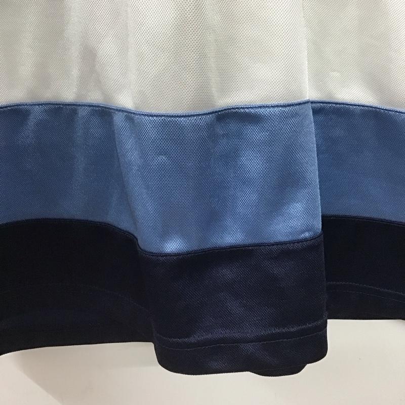 古着 USED ポロシャツ 半袖 半袖ポロシャツ カラーシャツ 半袖カットソー L ロゴ、文字 紺 / ネイビー /  メンズ USED 古着 中古 10148268