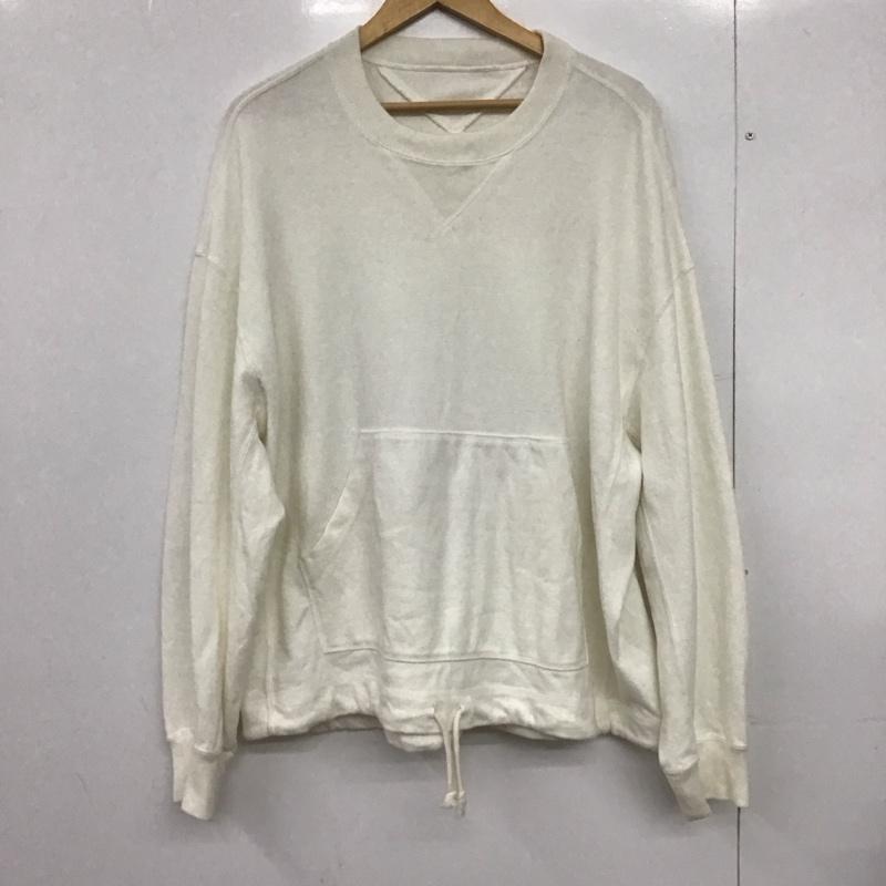 古着 USED トレーナー 長袖 長袖トレーナー スウェット クルーネック プルオーバー studyships M 無地 アイボリー / アイボリー /  メンズ USED 古着 中古 10148302