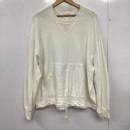 古着 USED トレーナー 長袖 長袖トレーナー スウェット クルーネック プルオーバー studyships M 無地 アイボリー / アイボリー /  メンズ USED 古着 中古 10148302