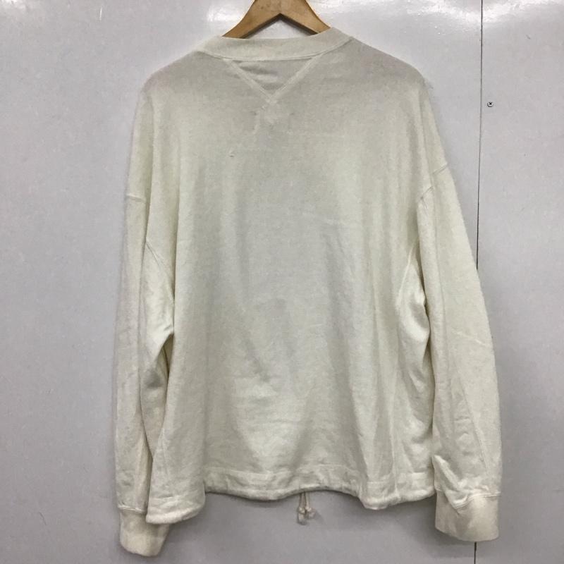 古着 USED トレーナー 長袖 長袖トレーナー スウェット クルーネック プルオーバー studyships M 無地 アイボリー / アイボリー /  メンズ USED 古着 中古 10148302