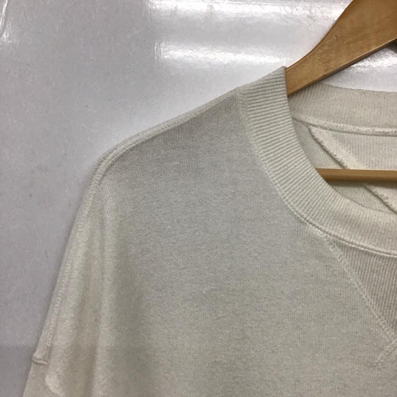 古着 USED トレーナー 長袖 長袖トレーナー スウェット クルーネック プルオーバー studyships M 無地 アイボリー / アイボリー /  メンズ USED 古着 中古 10148302