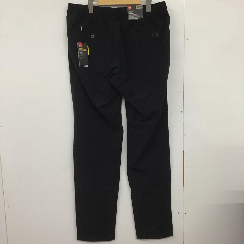 アンダーアーマー UNDER ARMOUR パンツ ワークパンツ、ペインターパンツ 1317367 スポーツウェア ワイドパンツ ストレッチパンツ 38インチ ロゴ、文字 黒 / ブラック /  メンズ USED 古着 中古 10148334