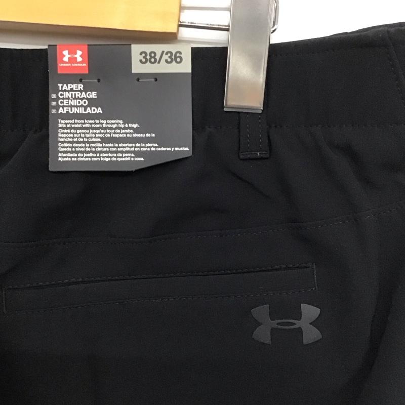 アンダーアーマー UNDER ARMOUR パンツ ワークパンツ、ペインターパンツ 1317367 スポーツウェア ワイドパンツ ストレッチパンツ 38インチ ロゴ、文字 黒 / ブラック /  メンズ USED 古着 中古 10148334