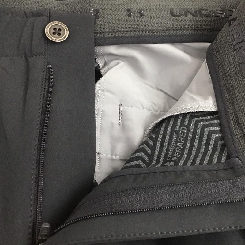 アンダーアーマー UNDER ARMOUR パンツ ワークパンツ、ペインターパンツ 1317367 スポーツウェア ワイドパンツ ストレッチパンツ 38インチ ロゴ、文字 黒 / ブラック /  メンズ USED 古着 中古 10148334