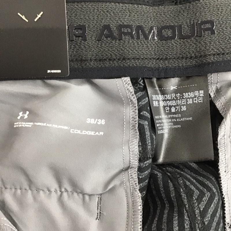 アンダーアーマー UNDER ARMOUR パンツ ワークパンツ、ペインターパンツ 1317367 スポーツウェア ワイドパンツ ストレッチパンツ 38インチ ロゴ、文字 黒 / ブラック /  メンズ USED 古着 中古 10148334
