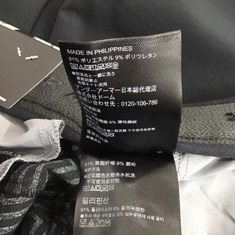 アンダーアーマー UNDER ARMOUR パンツ ワークパンツ、ペインターパンツ 1317367 スポーツウェア ワイドパンツ ストレッチパンツ 38インチ ロゴ、文字 黒 / ブラック /  メンズ USED 古着 中古 10148334
