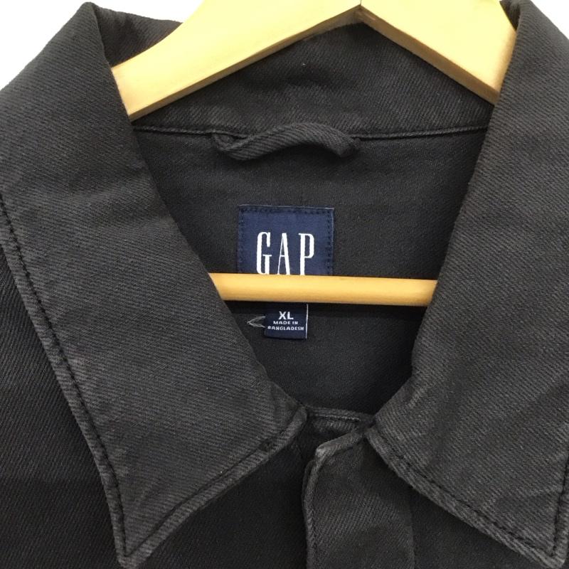 ギャップ GAP ジャケット、上着 ジャンパー、ブルゾン カジュアルジャケット アウター カラージャケット XL 無地 紺 / ネイビー /  メンズ USED 古着 中古 10148340