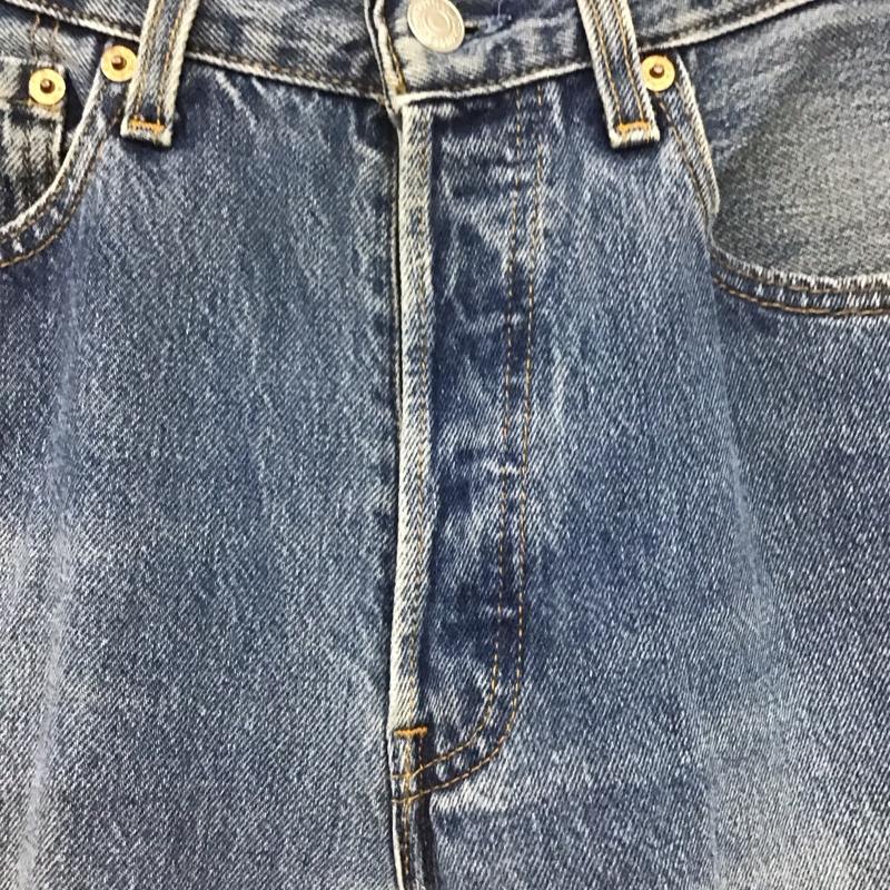 リーバイストラウスアンドコー Levi Strauss & co. パンツ デニム、ジーンズ デニムパンツ スリムパンツ カジュアルパンツ 501 usa 31インチ 無地 インディゴ / インディゴ /  メンズ USED 古着 中古 10148348