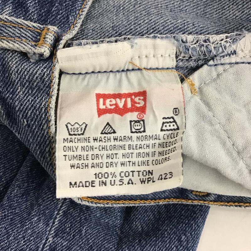 リーバイストラウスアンドコー Levi Strauss & co. パンツ デニム、ジーンズ デニムパンツ スリムパンツ カジュアルパンツ 501 usa 31インチ 無地 インディゴ / インディゴ /  メンズ USED 古着 中古 10148348