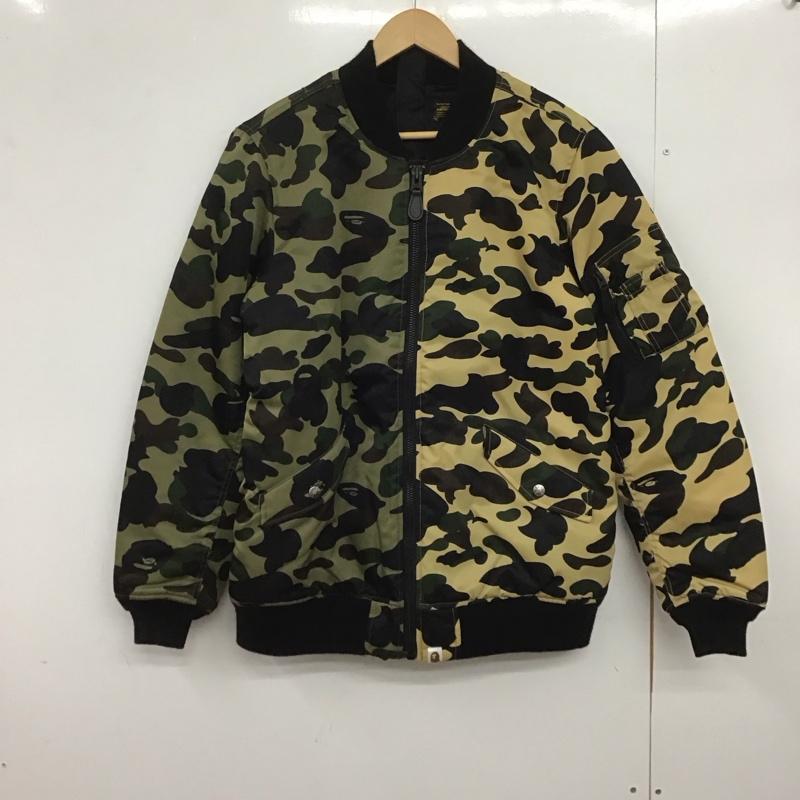 アベイシングエイプ A BATHING APE ジャケット、上着 ジャンパー、ブルゾン ジップアップジャケット ナイロンジャケット アウター L カモフラージュ柄・迷彩 マルチカラー / マルチカラー /  メンズ USED 古着 中古 10148358