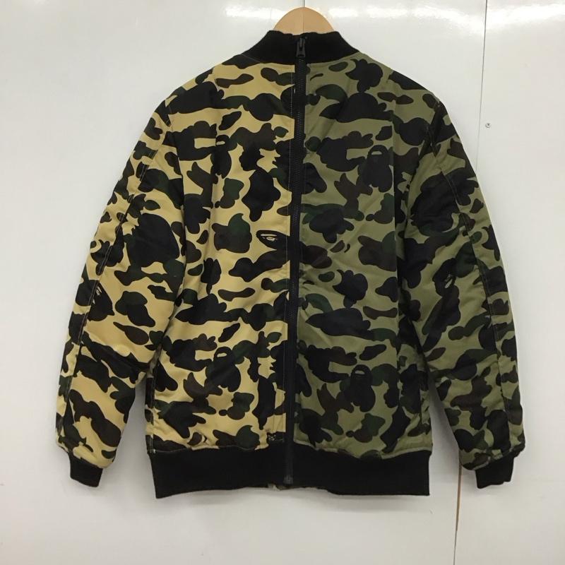 アベイシングエイプ A BATHING APE ジャケット、上着 ジャンパー、ブルゾン ジップアップジャケット ナイロンジャケット アウター L カモフラージュ柄・迷彩 マルチカラー / マルチカラー /  メンズ USED 古着 中古 10148358