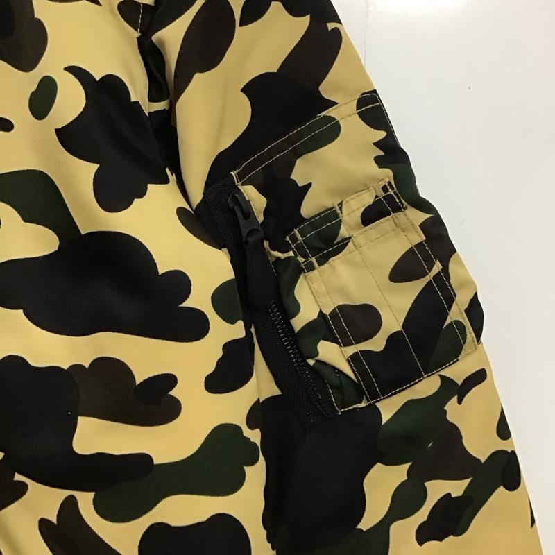 アベイシングエイプ A BATHING APE ジャケット、上着 ジャンパー、ブルゾン ジップアップジャケット ナイロンジャケット アウター L カモフラージュ柄・迷彩 マルチカラー / マルチカラー /  メンズ USED 古着 中古 10148358