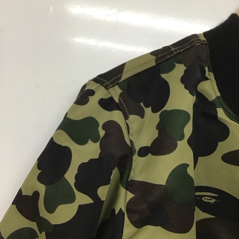 アベイシングエイプ A BATHING APE ジャケット、上着 ジャンパー、ブルゾン ジップアップジャケット ナイロンジャケット アウター L カモフラージュ柄・迷彩 マルチカラー / マルチカラー /  メンズ USED 古着 中古 10148358