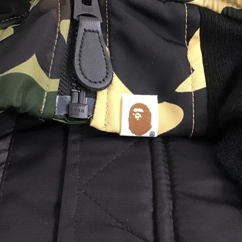 アベイシングエイプ A BATHING APE ジャケット、上着 ジャンパー、ブルゾン ジップアップジャケット ナイロンジャケット アウター L カモフラージュ柄・迷彩 マルチカラー / マルチカラー /  メンズ USED 古着 中古 10148358