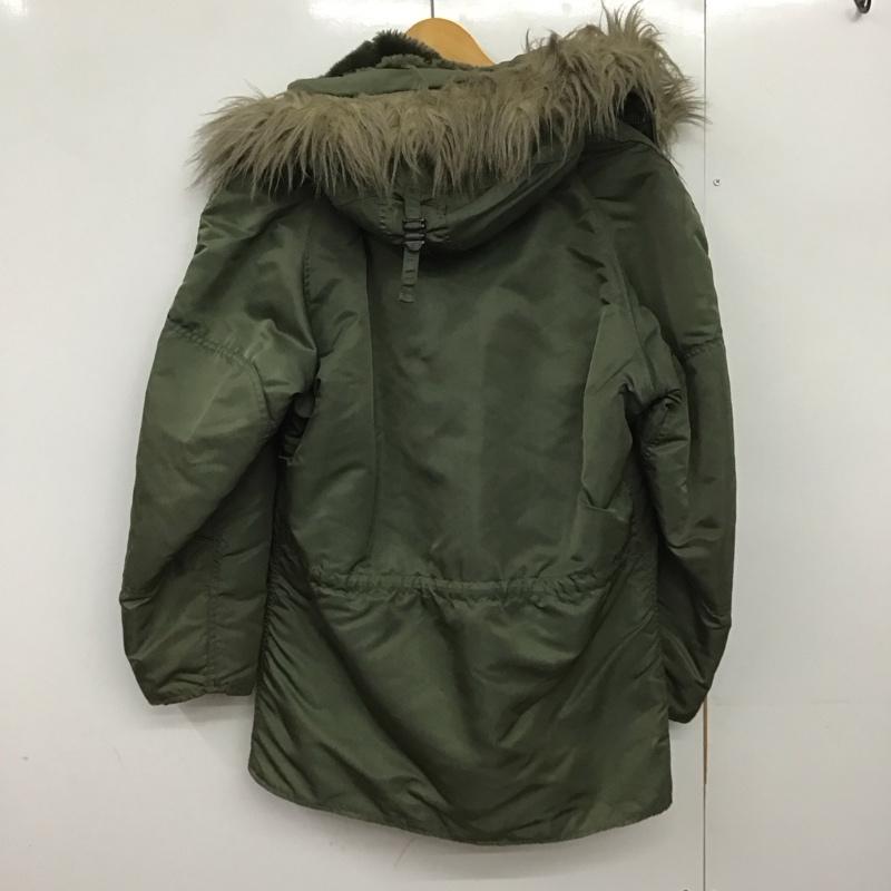 アルファインダストリー Alpha Industries ジャケット、上着 ジャンパー、ブルゾン ジップアップジャケット アウター ミリタリージャケット 90s usa製 n-3r S 無地 カーキ / カーキ /  メンズ USED 古着 中古 10148360