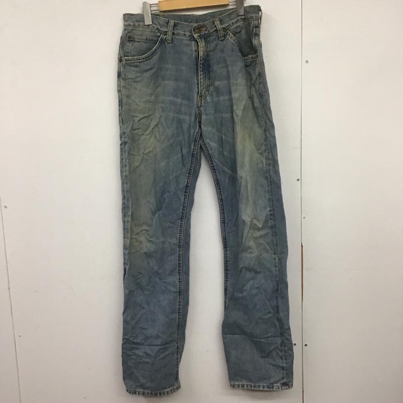 リー Lee パンツ デニム、ジーンズ デニムパンツ スリムパンツ カジュアルパンツ ストレッチパンツ 90s 32インチ 無地 インディゴ / インディゴ /  メンズ USED 古着 中古 10148366