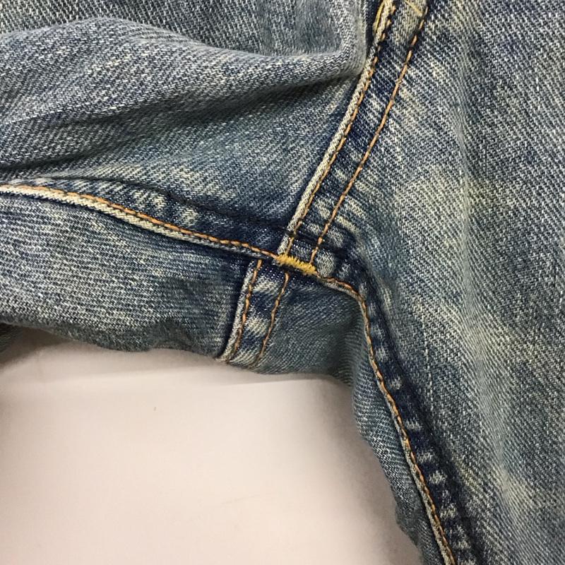 リー Lee パンツ デニム、ジーンズ デニムパンツ スリムパンツ カジュアルパンツ ストレッチパンツ 90s 32インチ 無地 インディゴ / インディゴ /  メンズ USED 古着 中古 10148366