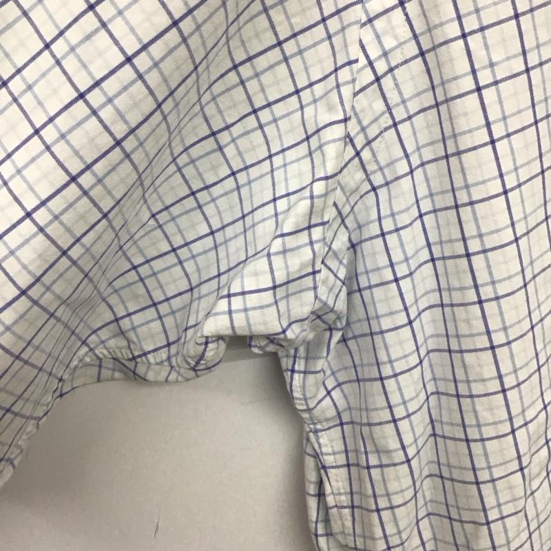 ラルフローレン RALPHLAUREN シャツ、ブラウス 長袖 長袖シャツ チェックシャツ カラーシャツ ボタンダウンシャツ XL チェック 白 / ホワイト /  メンズ USED 古着 中古 10148369