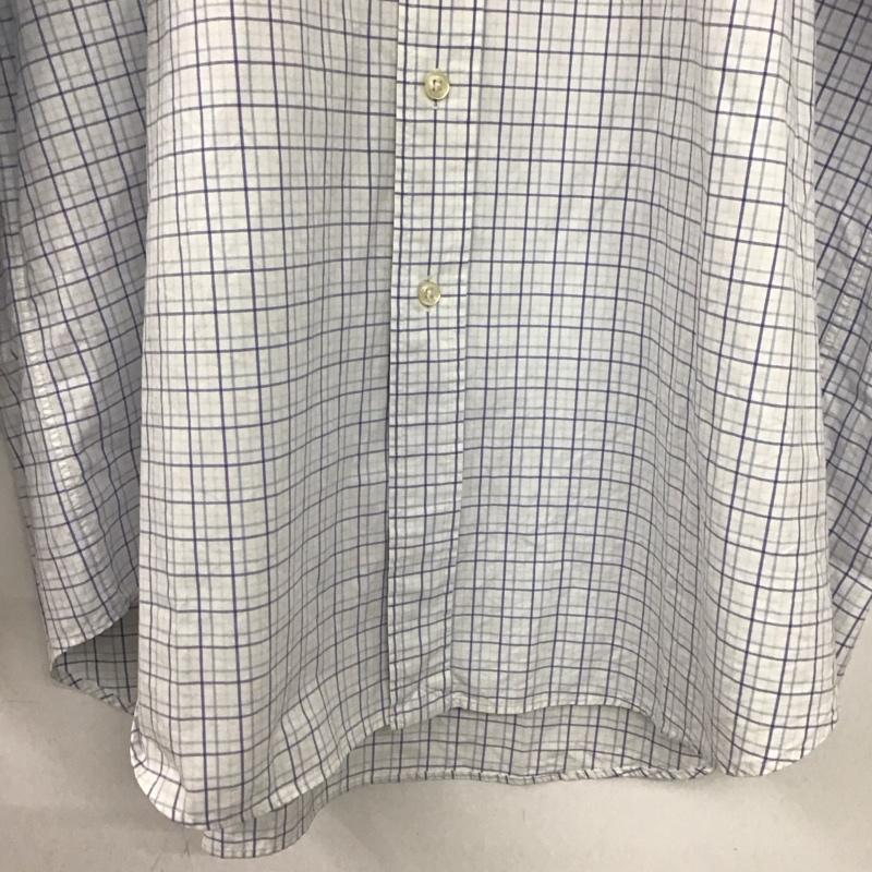 ラルフローレン RALPHLAUREN シャツ、ブラウス 長袖 長袖シャツ チェックシャツ カラーシャツ ボタンダウンシャツ XL チェック 白 / ホワイト /  メンズ USED 古着 中古 10148369