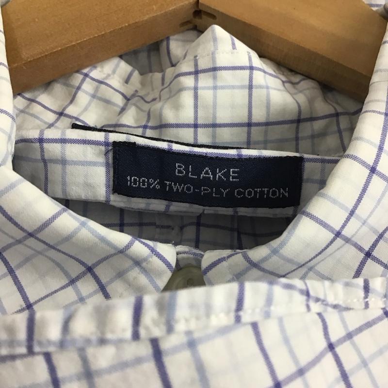 ラルフローレン RALPHLAUREN シャツ、ブラウス 長袖 長袖シャツ チェックシャツ カラーシャツ ボタンダウンシャツ XL チェック 白 / ホワイト /  メンズ USED 古着 中古 10148369