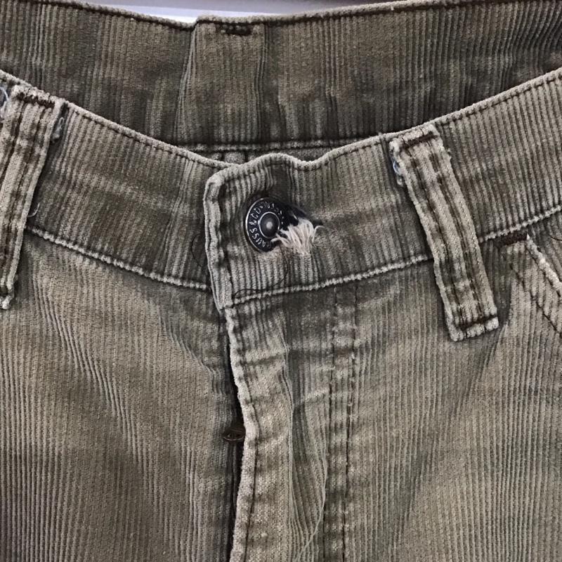 リーバイストラウスアンドコー Levi Strauss & co. パンツ ワークパンツ、ペインターパンツ コーデュロイパンツ スリムパンツ カジュアルパンツ ストレッチパンツ 46インチ 無地 ベージュ / ベージュ /  メンズ USED 古着 中古 10148373