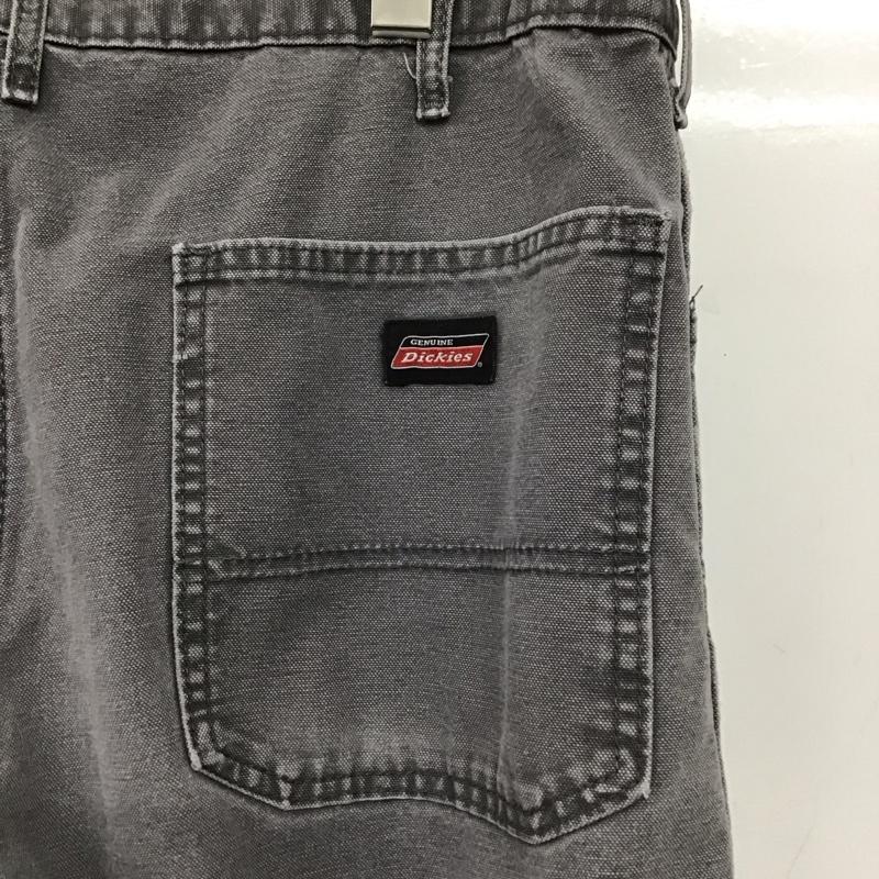 ディッキーズ Dickies パンツ ワークパンツ、ペインターパンツ ワークパンツ ワイドパンツ カジュアルパンツ 36インチ ロゴ、文字 灰 / グレー /  メンズ USED 古着 中古 10148374