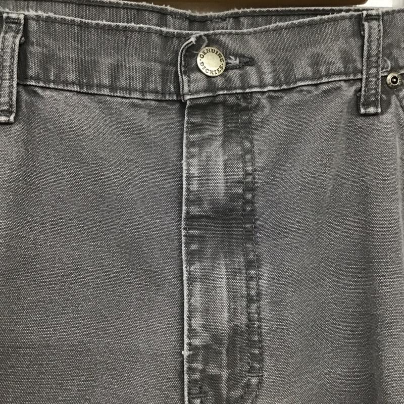 ディッキーズ Dickies パンツ ワークパンツ、ペインターパンツ ワークパンツ ワイドパンツ カジュアルパンツ 36インチ ロゴ、文字 灰 / グレー /  メンズ USED 古着 中古 10148374