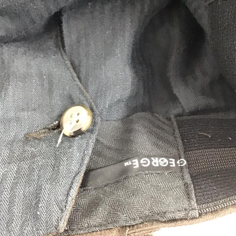 古着 USED パンツ スラックス スラックスパンツ ワイドパンツ カジュアルパンツ 32インチ 無地 茶 / ブラウン /  メンズ USED 古着 中古 10148376